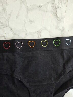 Victoria's Secret PINK Logo Cotton Hiphugger Hipster Panties XL NWT